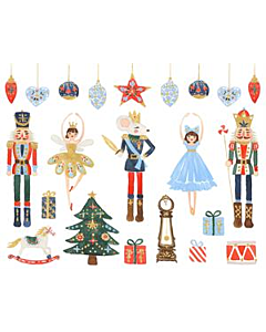 COATED PLACEMAT NUTCRACKER