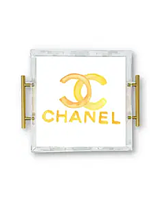 GOLD CHANEL TRAY LARGE