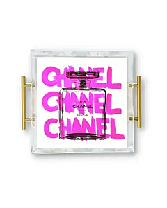 HOT PINK CHANEL TRAY LARGE