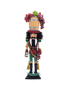 Nutcracker Wine Barrel Hat 18.9" Tall