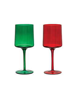 WINE GLASS RED OR GREEN